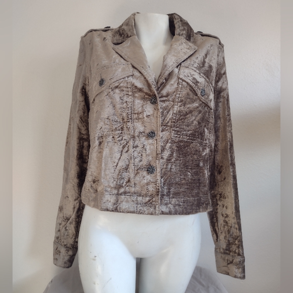Cabi silver jacket size small